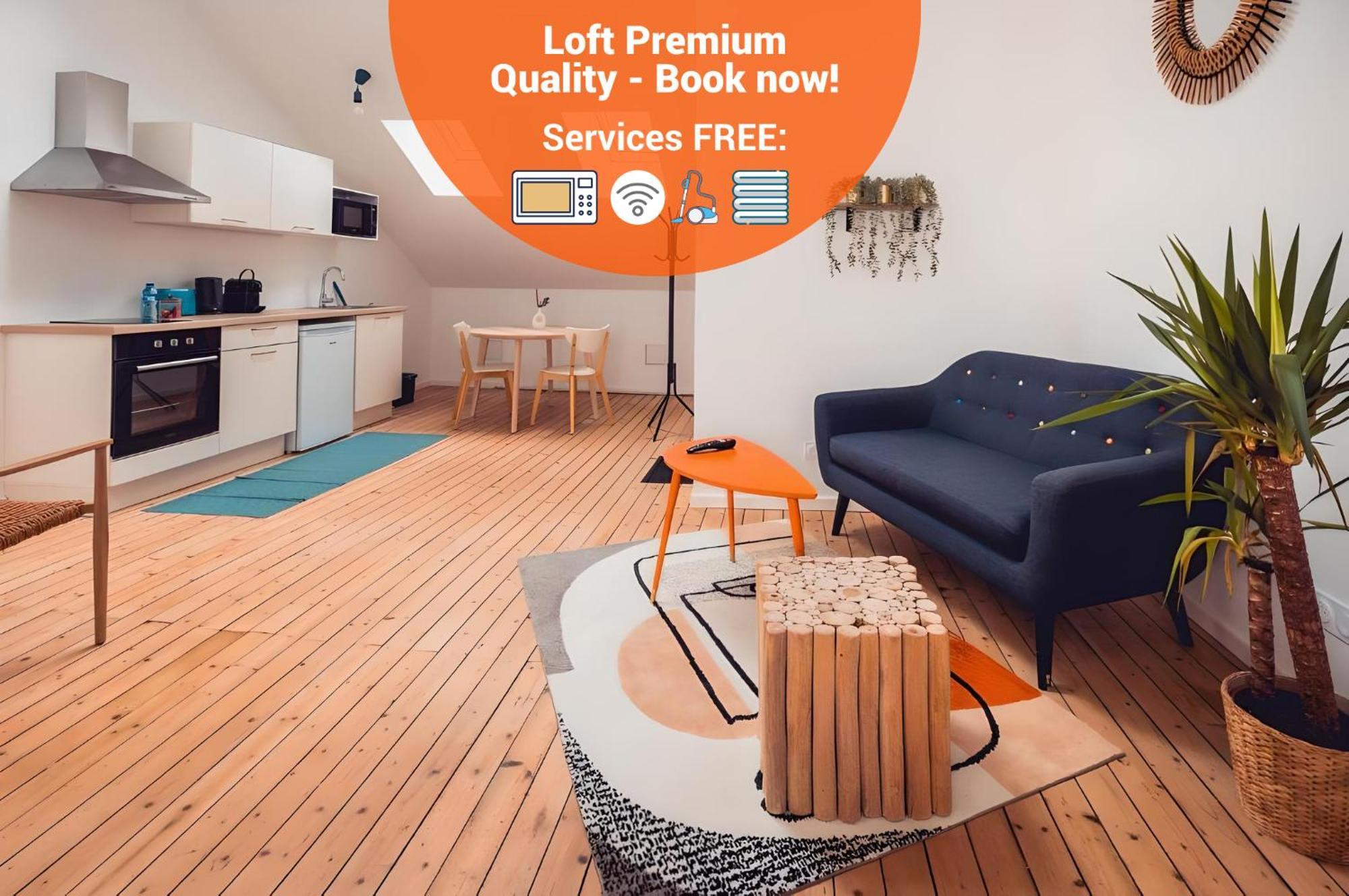 Loft Lumineux Tres Spacieux - Parking Gratuit Châteauroux Exteriér fotografie